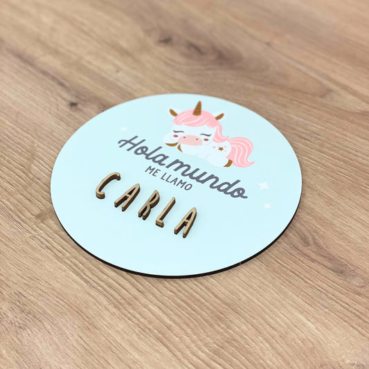 Cuentameses personalizable - Unicornio