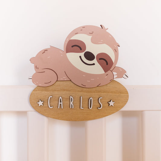 Placa Decorativa personalizada PEREZOSO