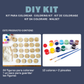 Kit para colorear - Memory (juego de memoria)