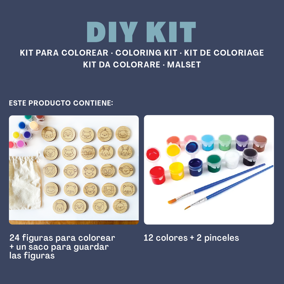 Kit para colorear - Memory (juego de memoria)