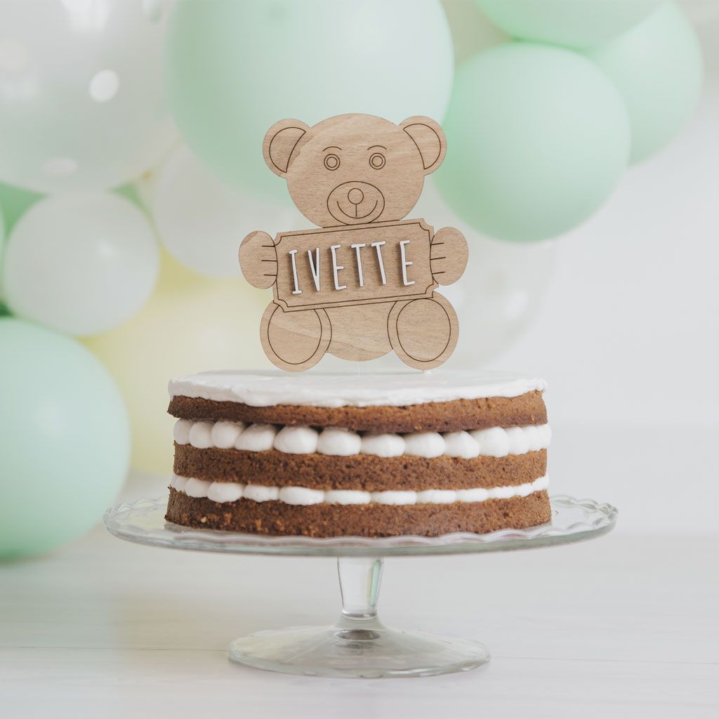 25PCS Bear Cake Topper Baby Shower Double Sided Print with Bear Cupcake  Toppers Brown for Bear Theme Gender Reveal Neutral Party Supplies -  Walmart.com